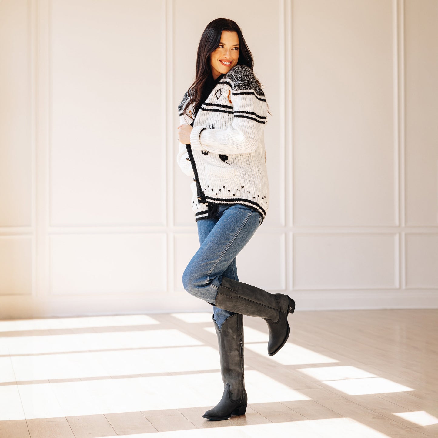 Plain Jane Boot - Matte Black