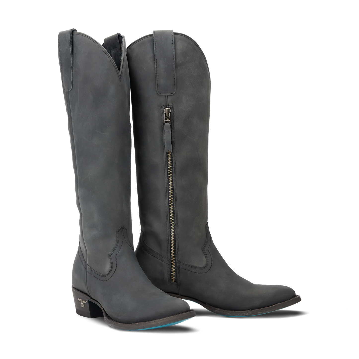 Matte black Plain Jane tall boots