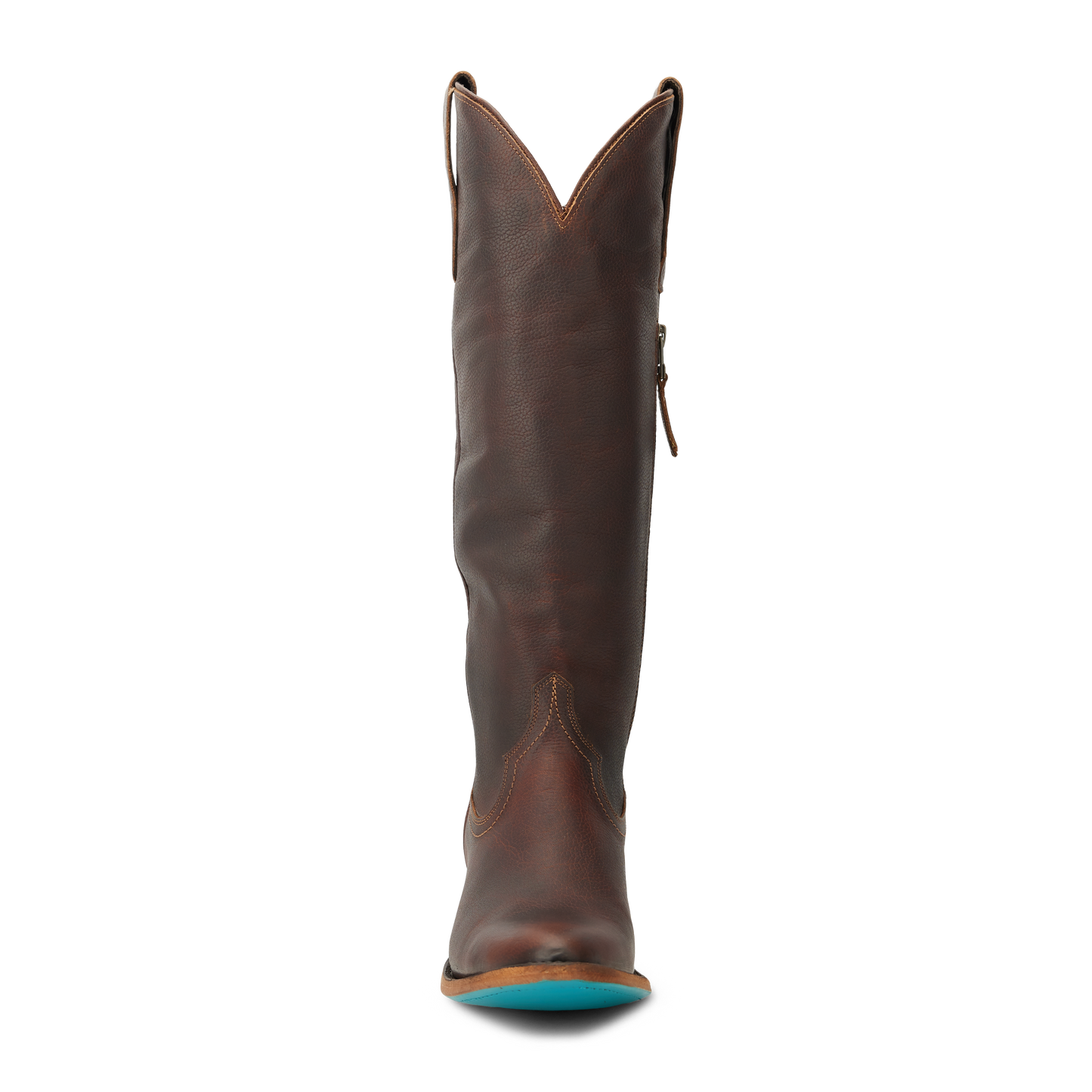 Cognac leather Plain Jane western boot