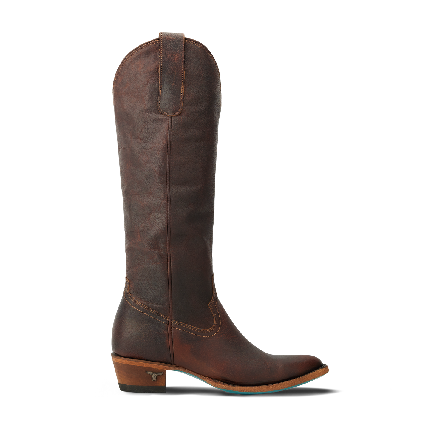Cognac leather Plain Jane cowboy boot