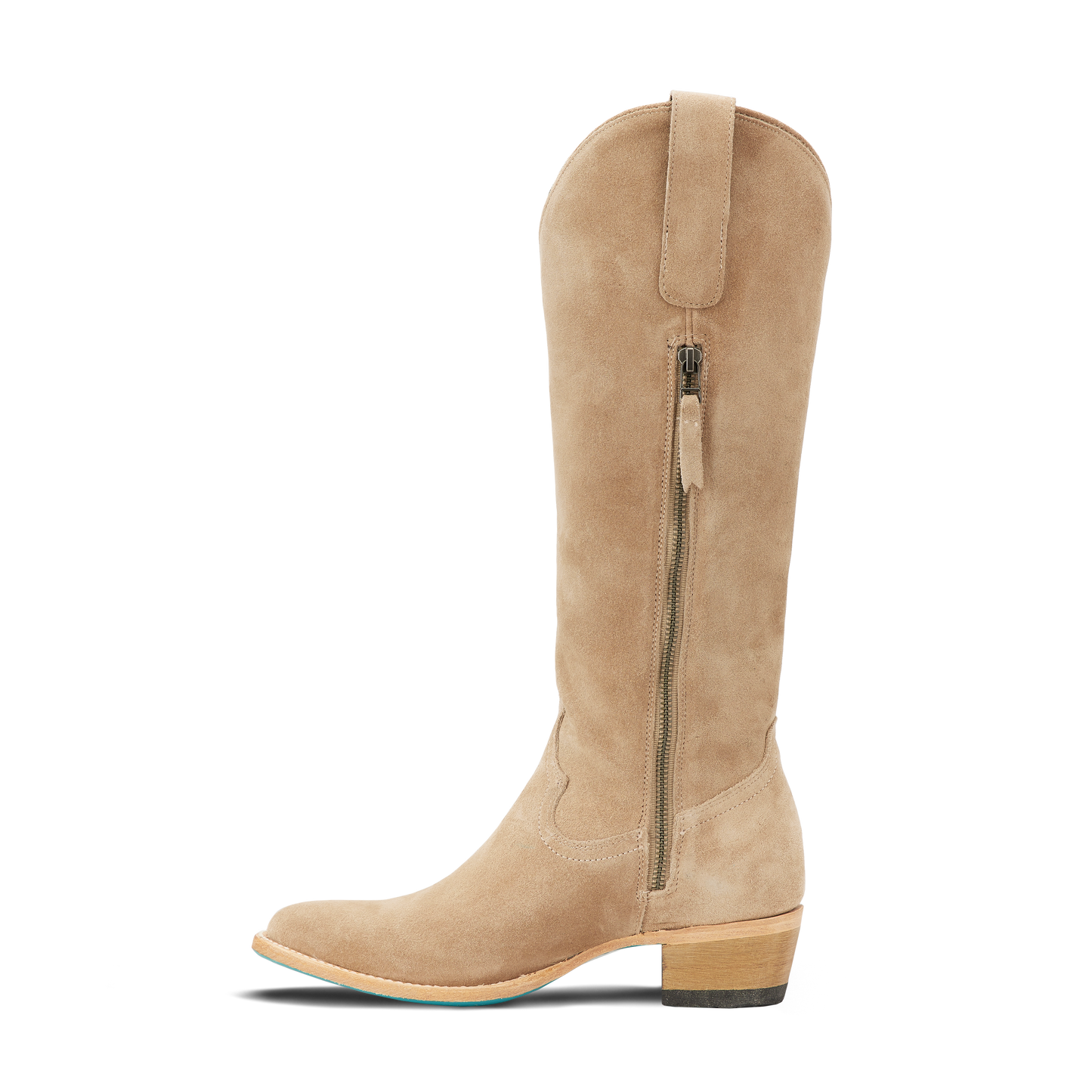 Plain Jane Boot - Latte Suede