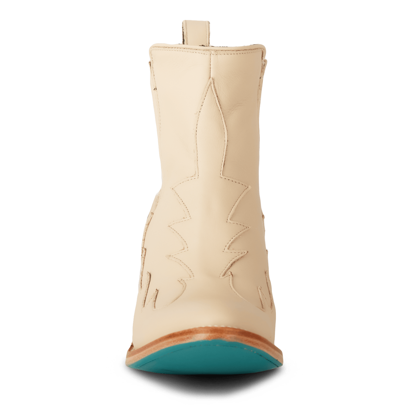 Pale ivory western Chelsea boot