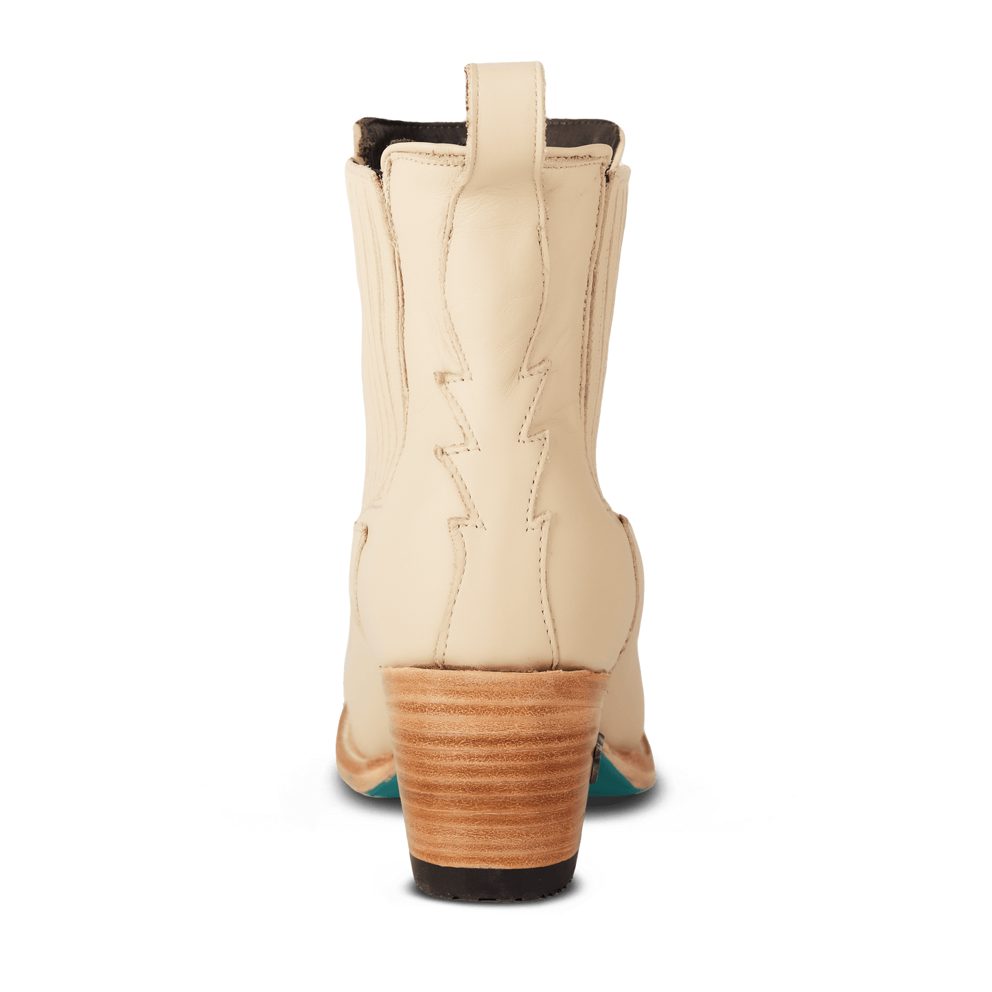 Pale Ivory Western Chelsea Boot
