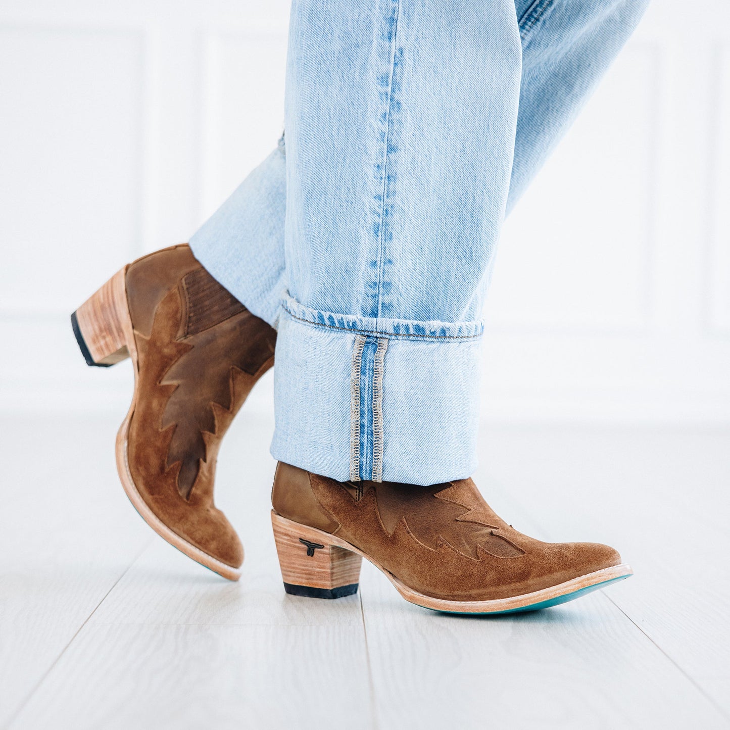 Western Chelsea Bootie - Toffee Suede