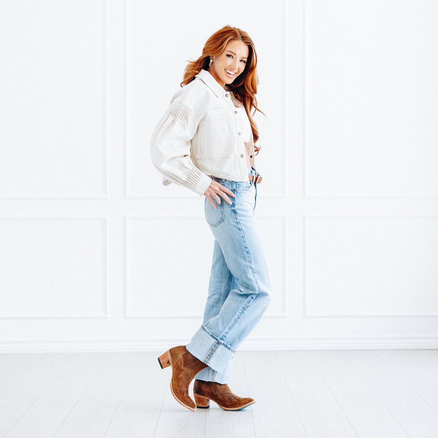 Western Chelsea Bootie - Toffee Suede