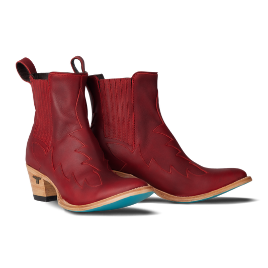 Western Chelsea Bootie - Smoldering Ruby