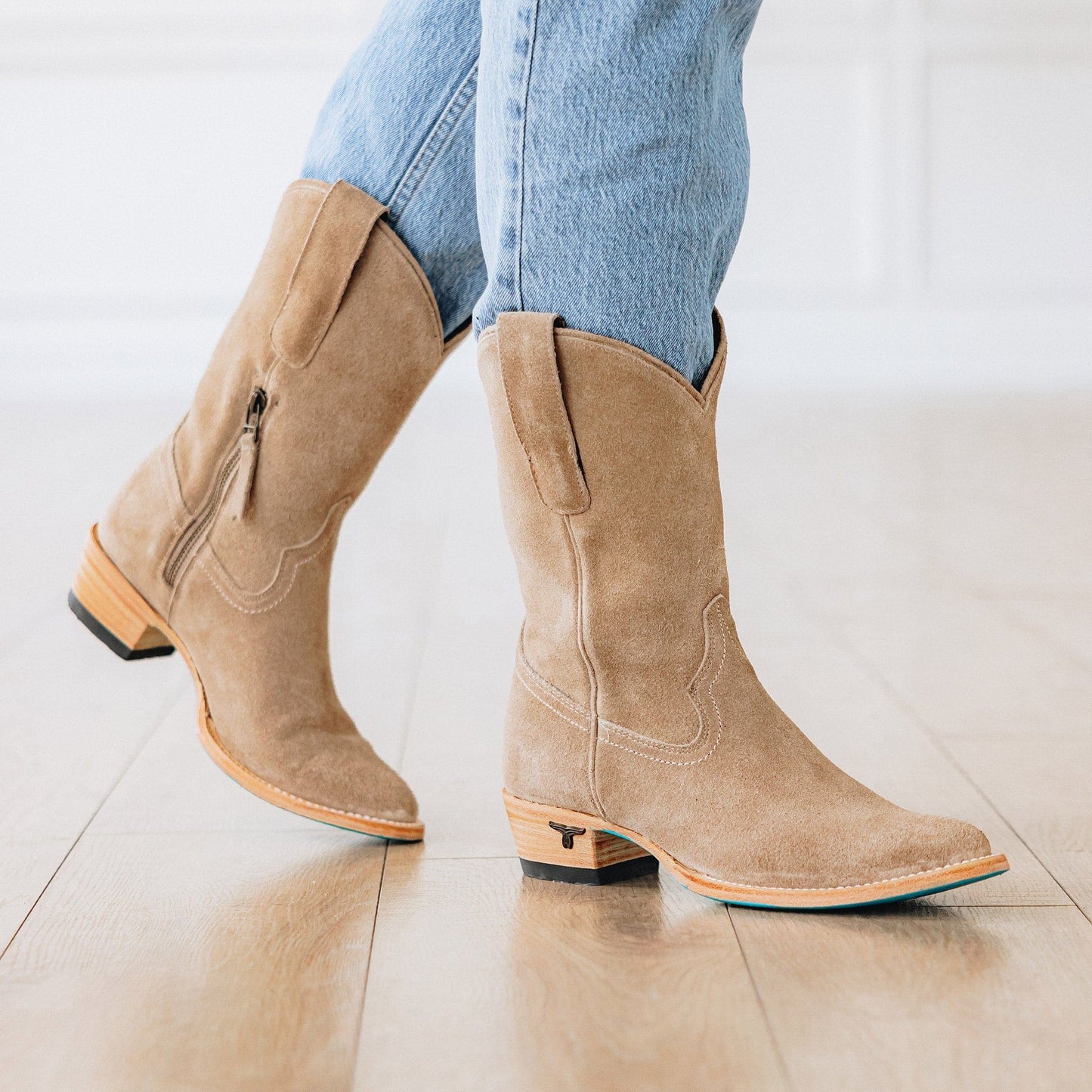 Lattesuede Plain Jane Midi Boots
