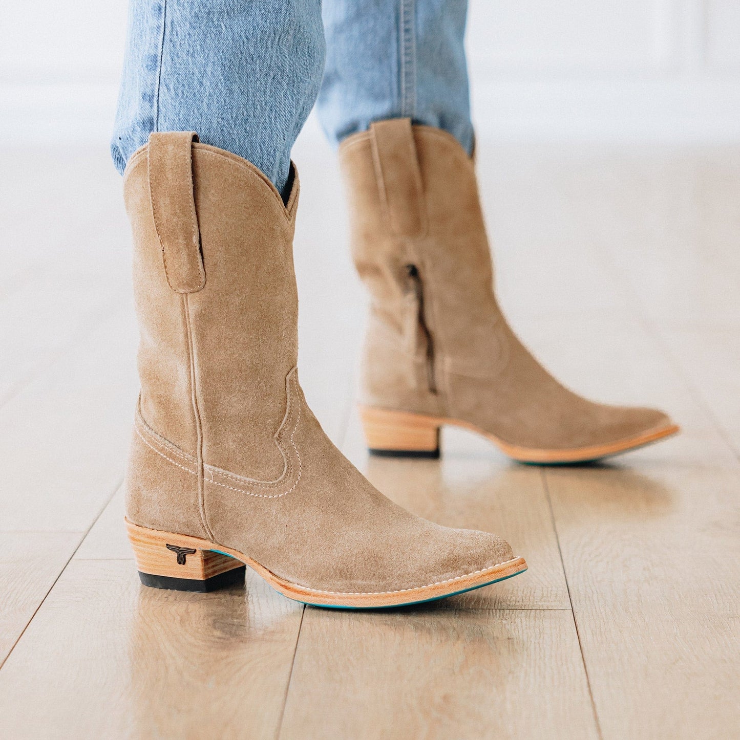 Lattesuede Plain Jane Midi Boots