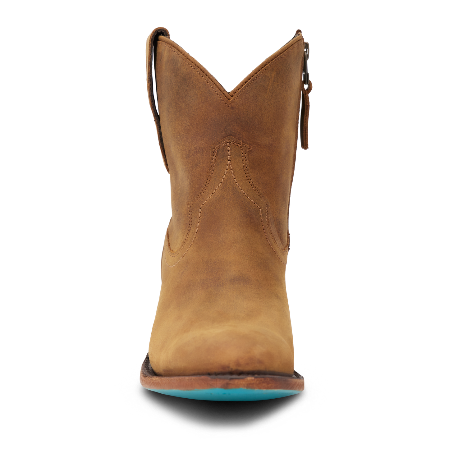 Burnt Caramel Plain Jane Bootie