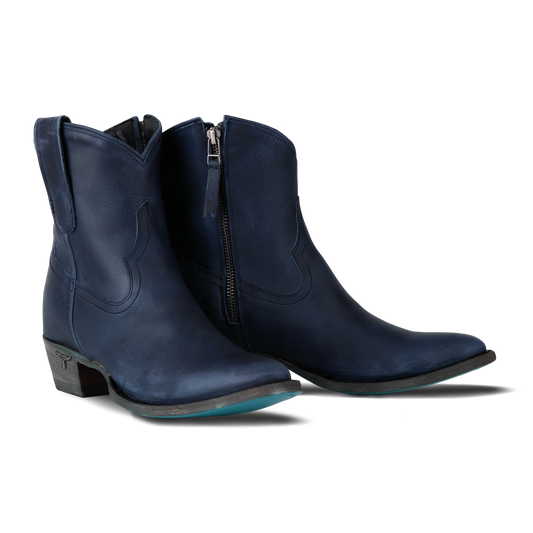 Midnight Navy Plain Jane Bootie