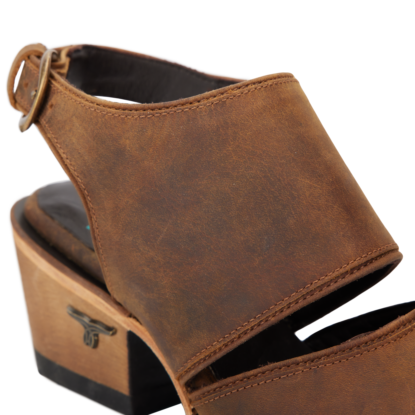 Plain Jane Slingback Mule - Burnt Caramel