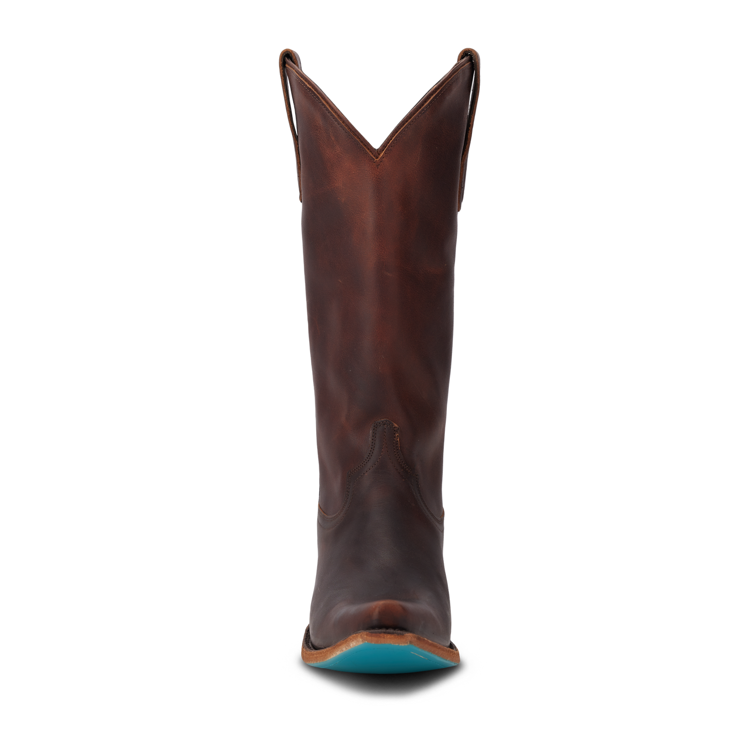 Emma Jane Cognac Leather Cowboy Boot