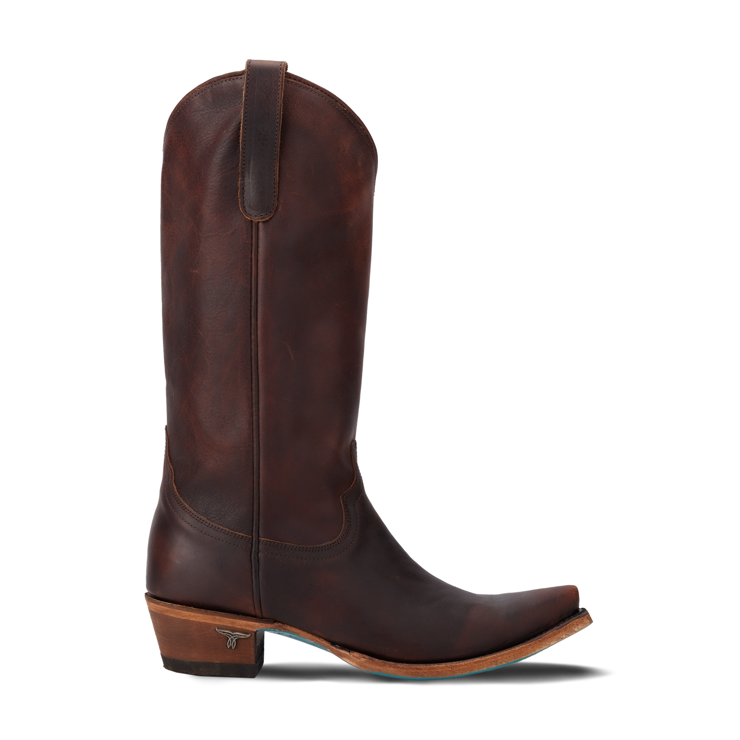 Emma Jane Cognac Leather Cowboy Boot