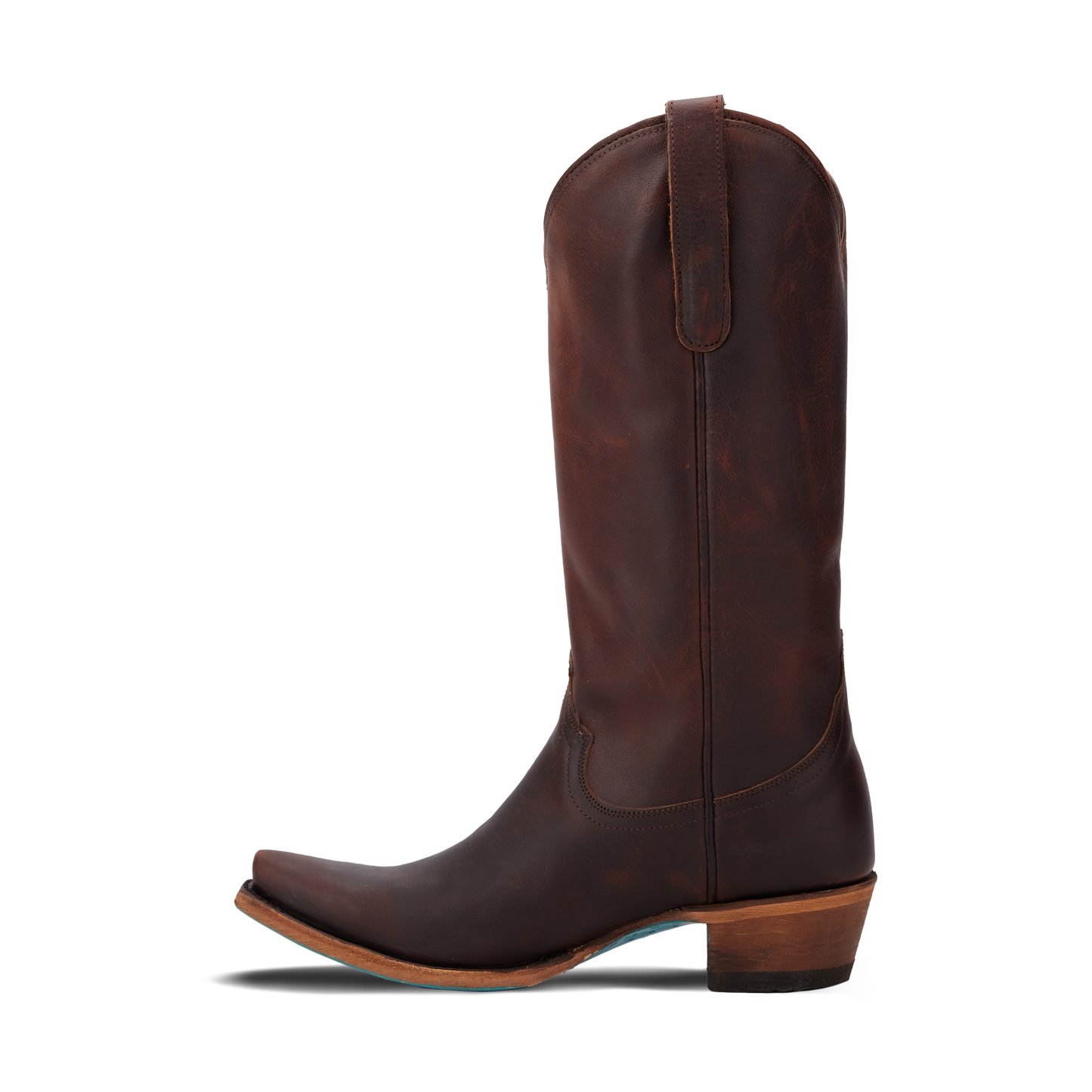 Emma Jane Cognac Leather Cowboy Boot