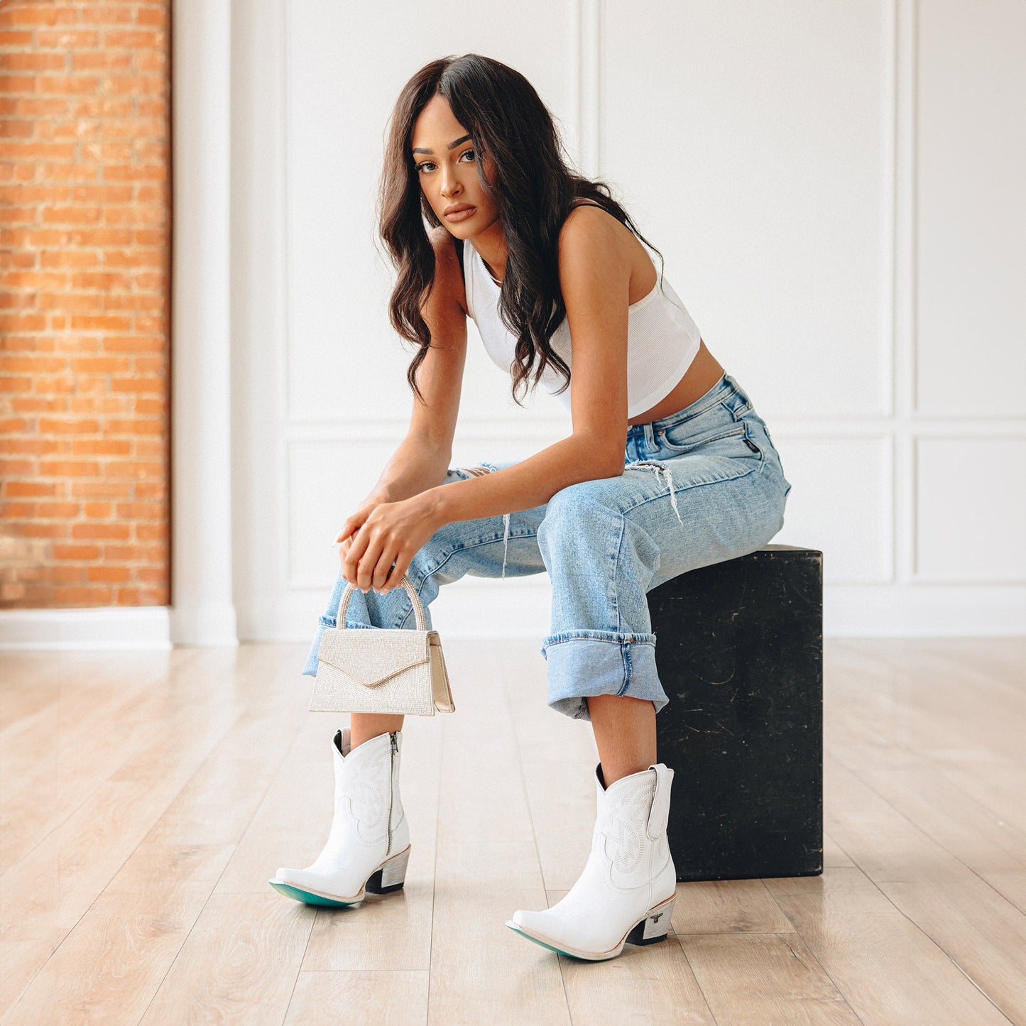 Smokeshow Bootie - Matte White