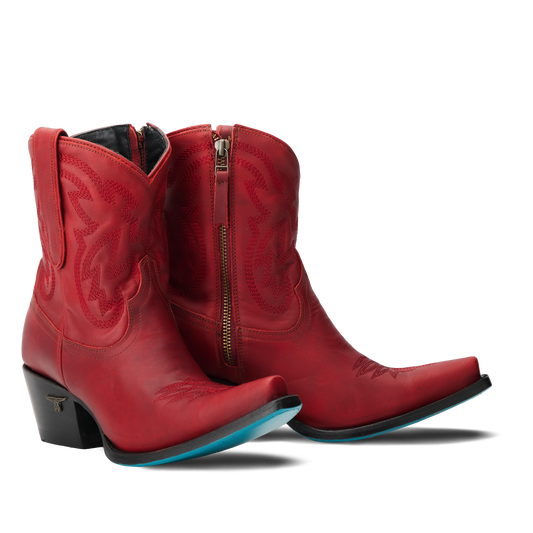 Red Smokeshow Bootie Smoldering Ruby Cowboy Boot