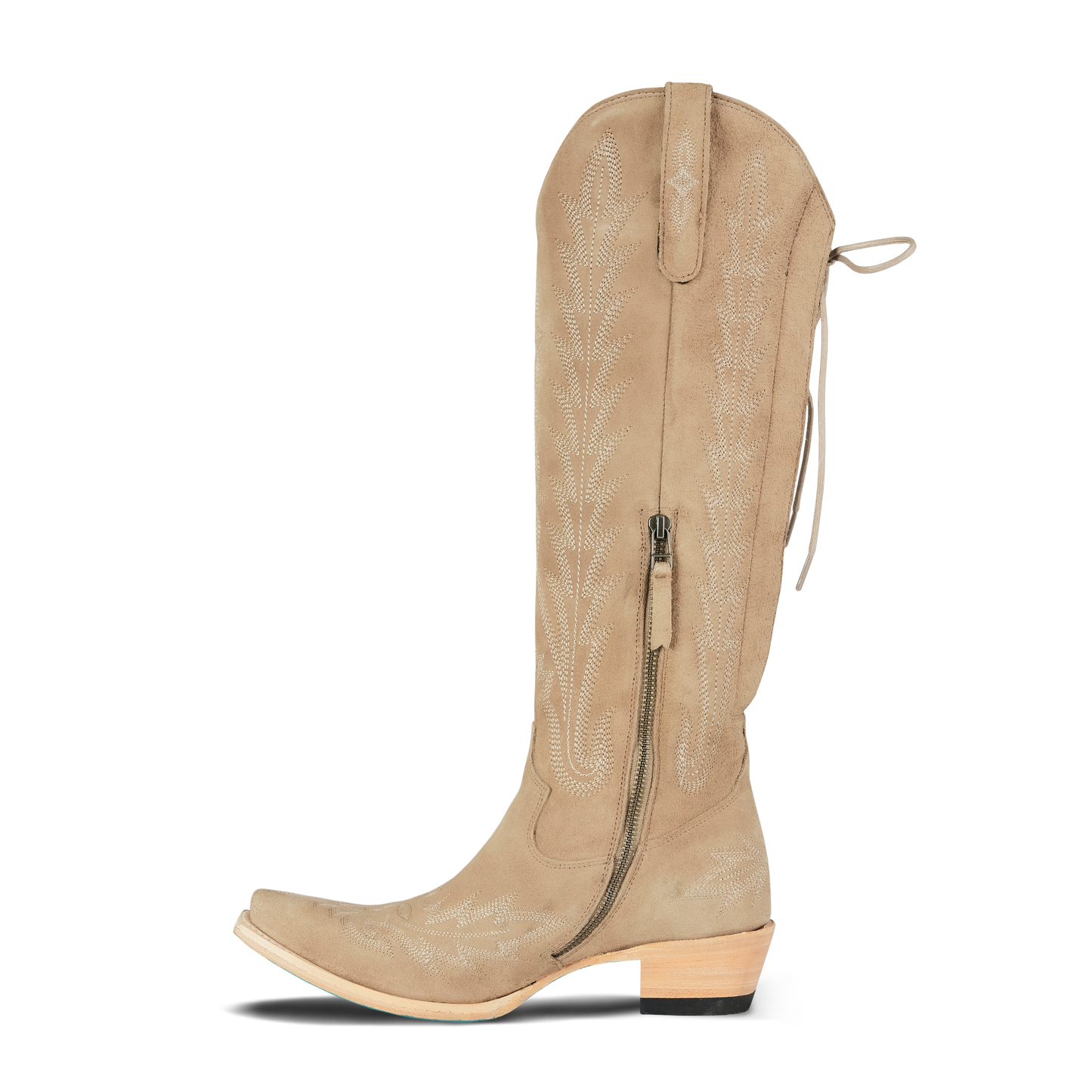 Lexington Knee High Corset - Latte Suede