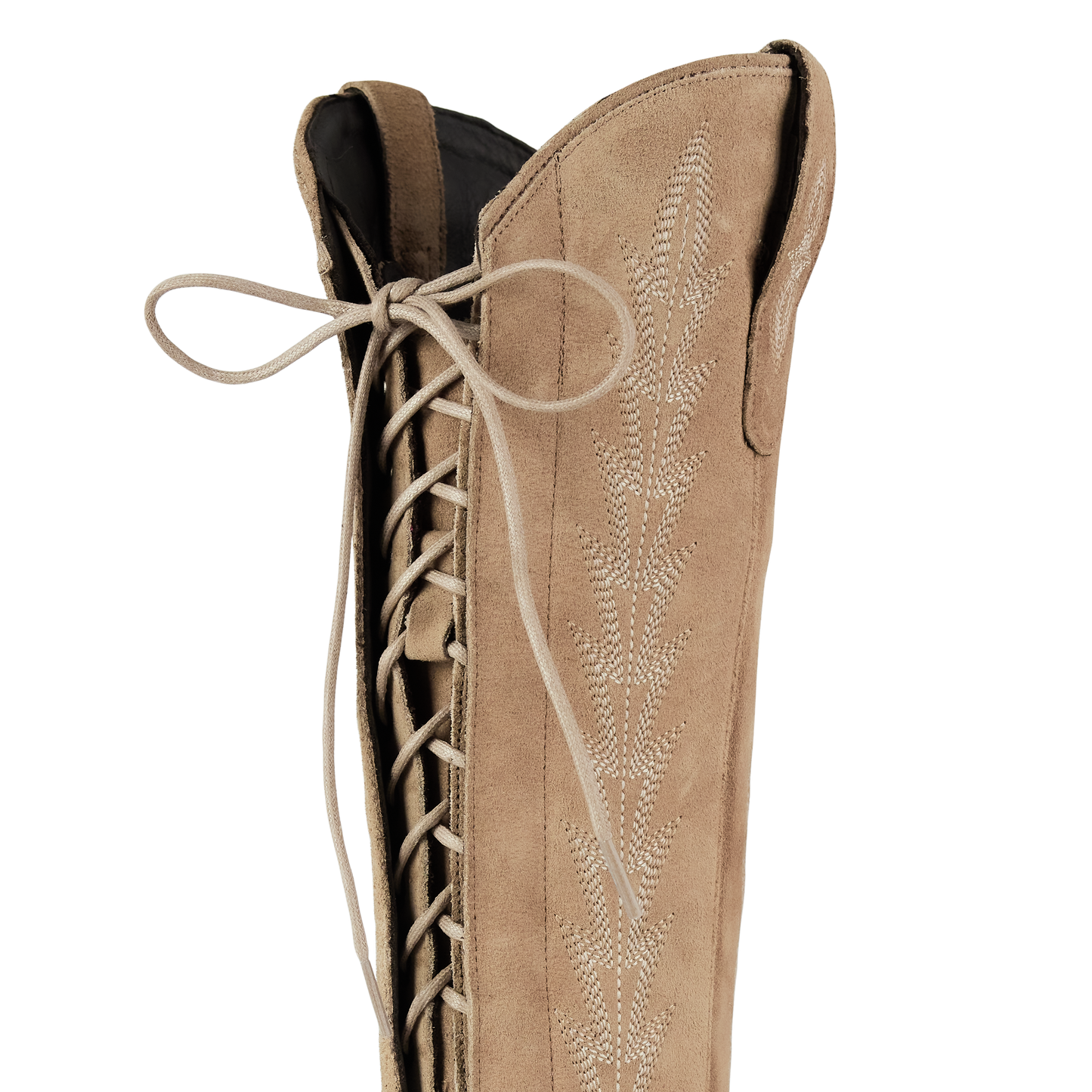 Lexington Knee High Corset - Latte Suede