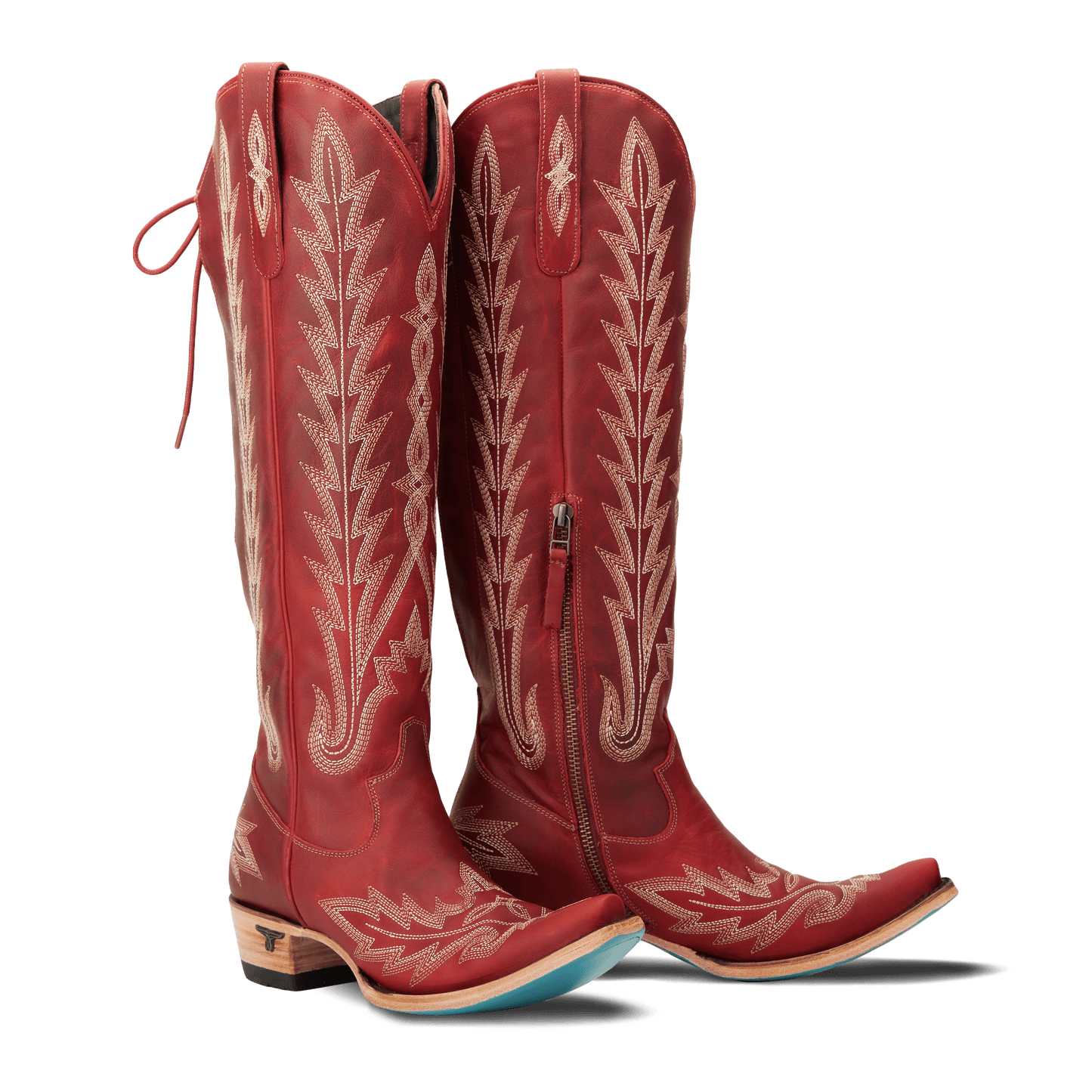 Lexington Knee High Corset - Smoldering Ruby