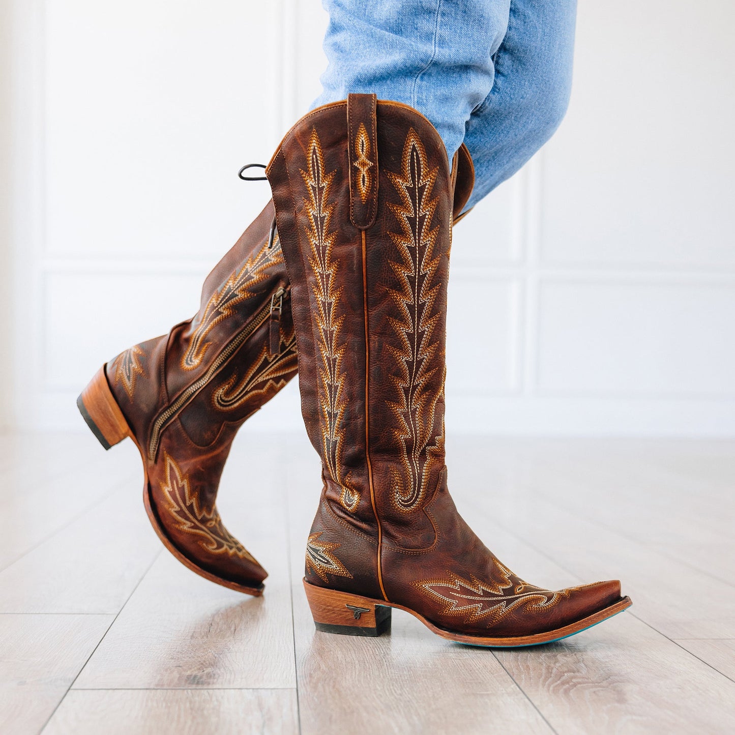 Lexington Knee High Corset - Cognac