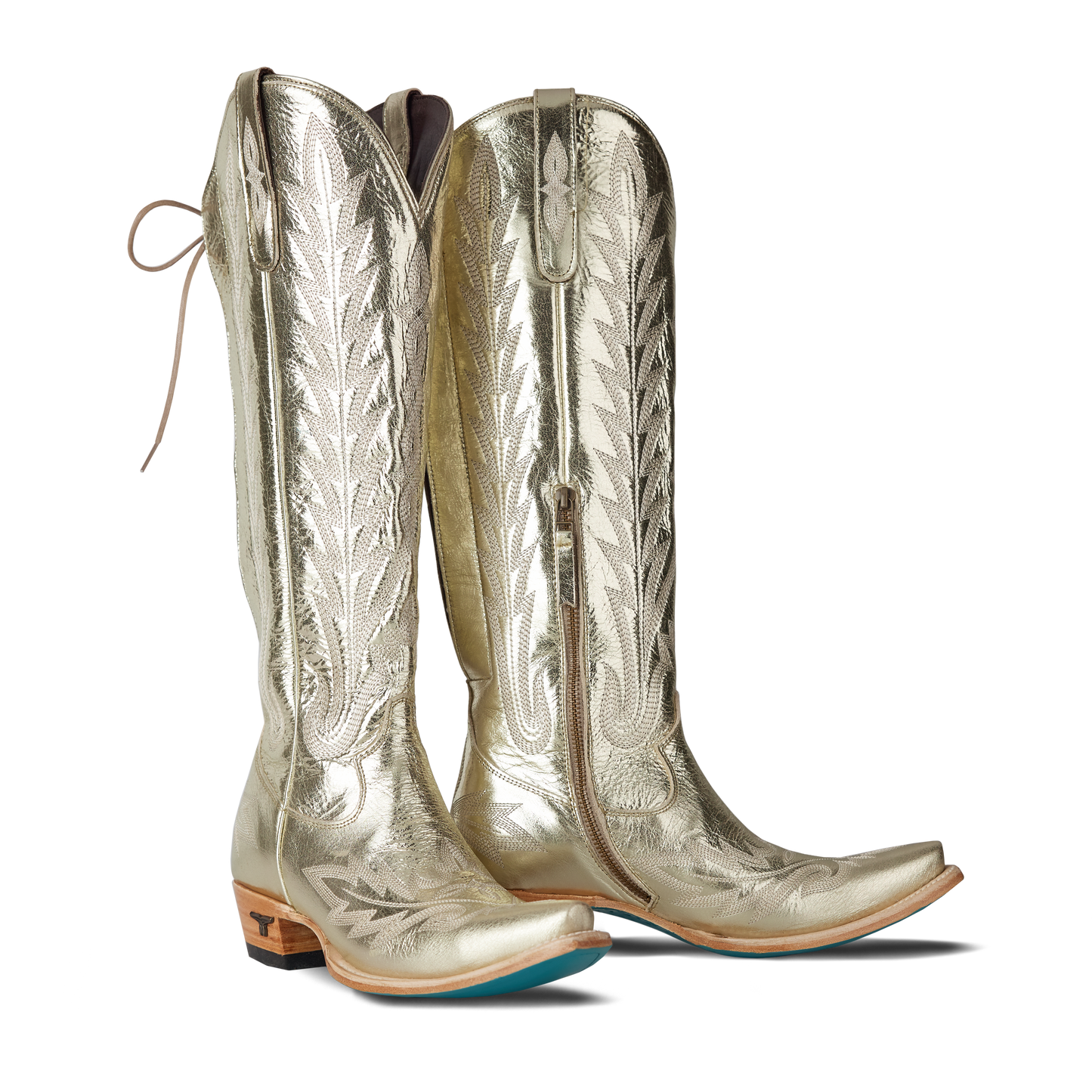 Lexington Knee High Corset - Champagne Metallic