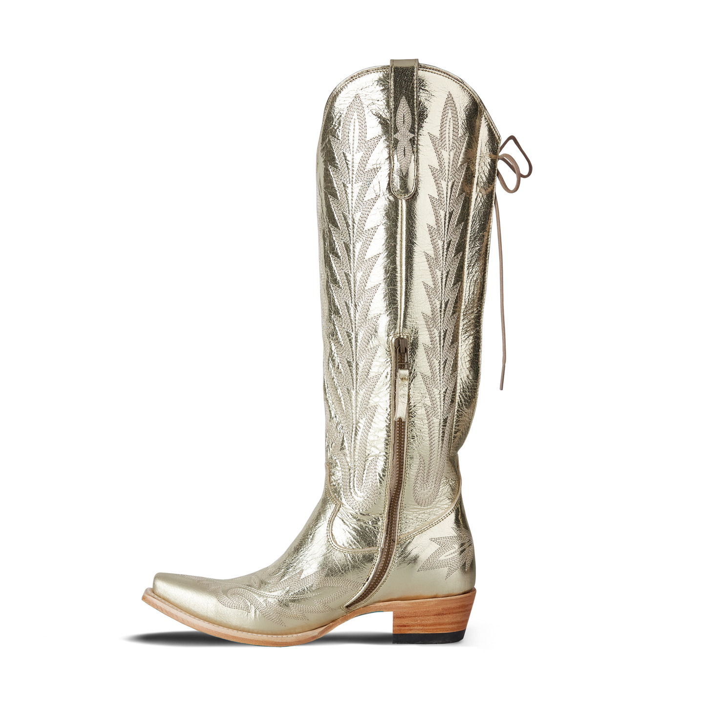 Lexington Knee High Corset - Champagne Metallic
