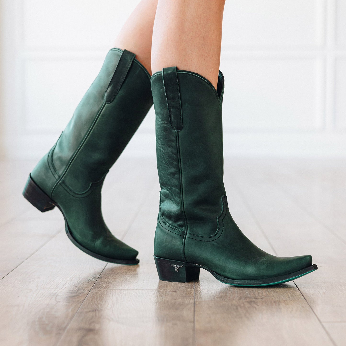 Emma Jane Emerald Green Cowboy Boots