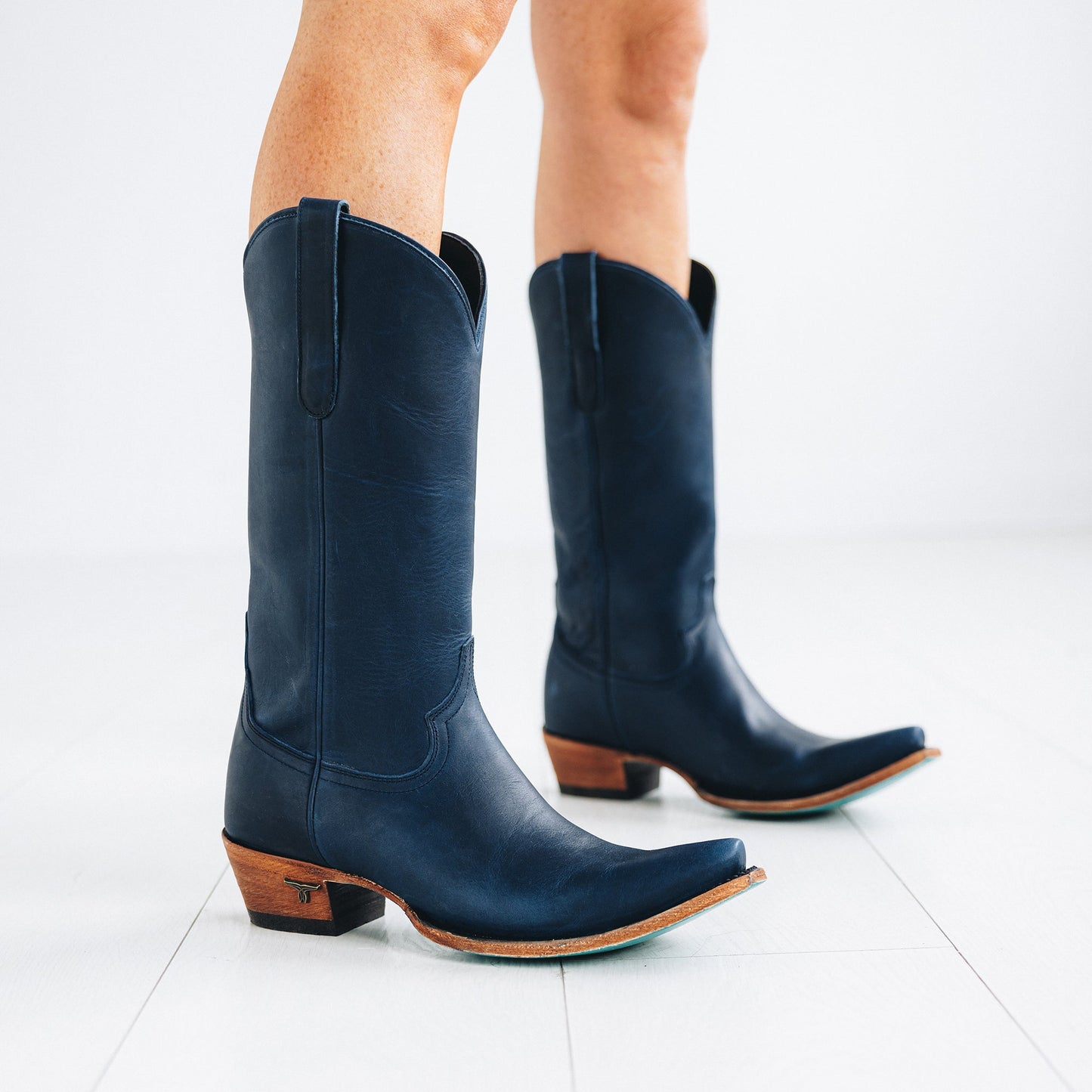 Midnight Navy Emma Jane Cowboy Boots