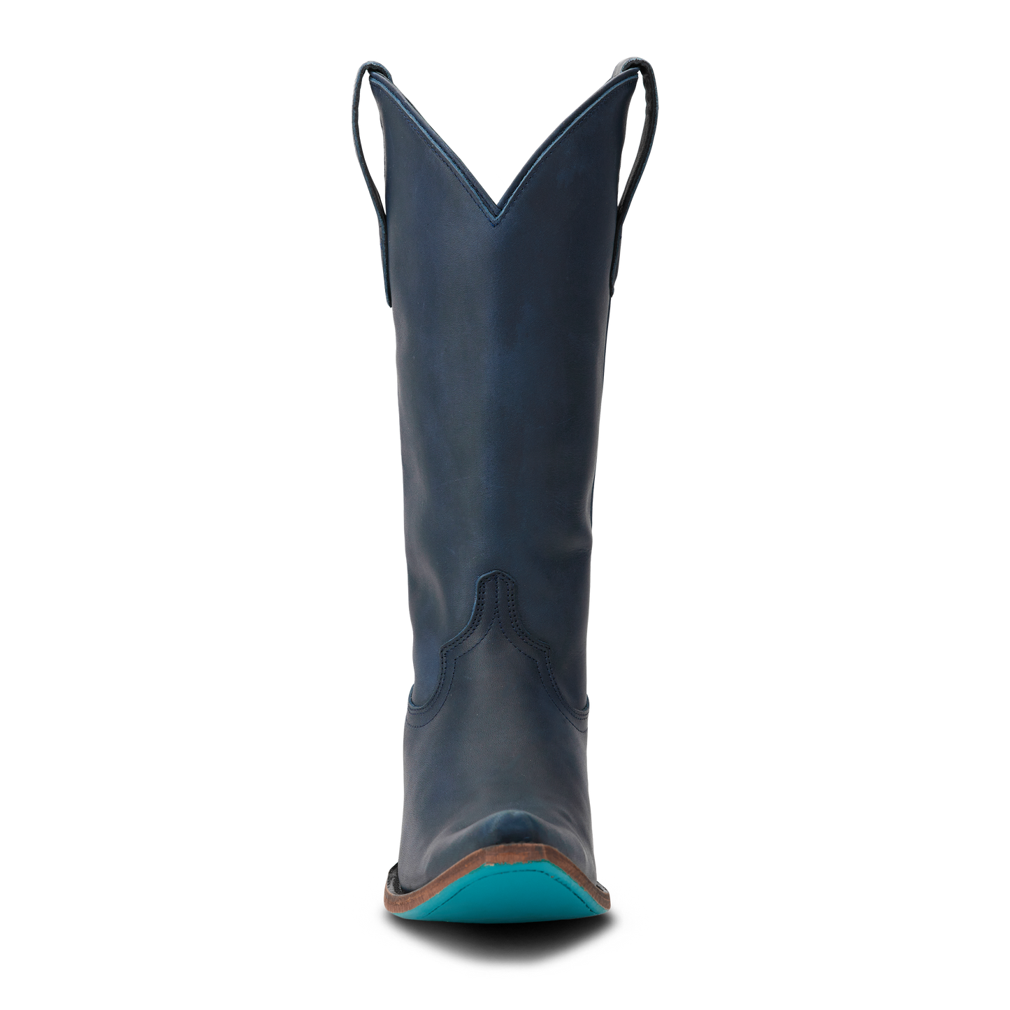 Emma Jane Midnight Navy Leather Cowboy Boot