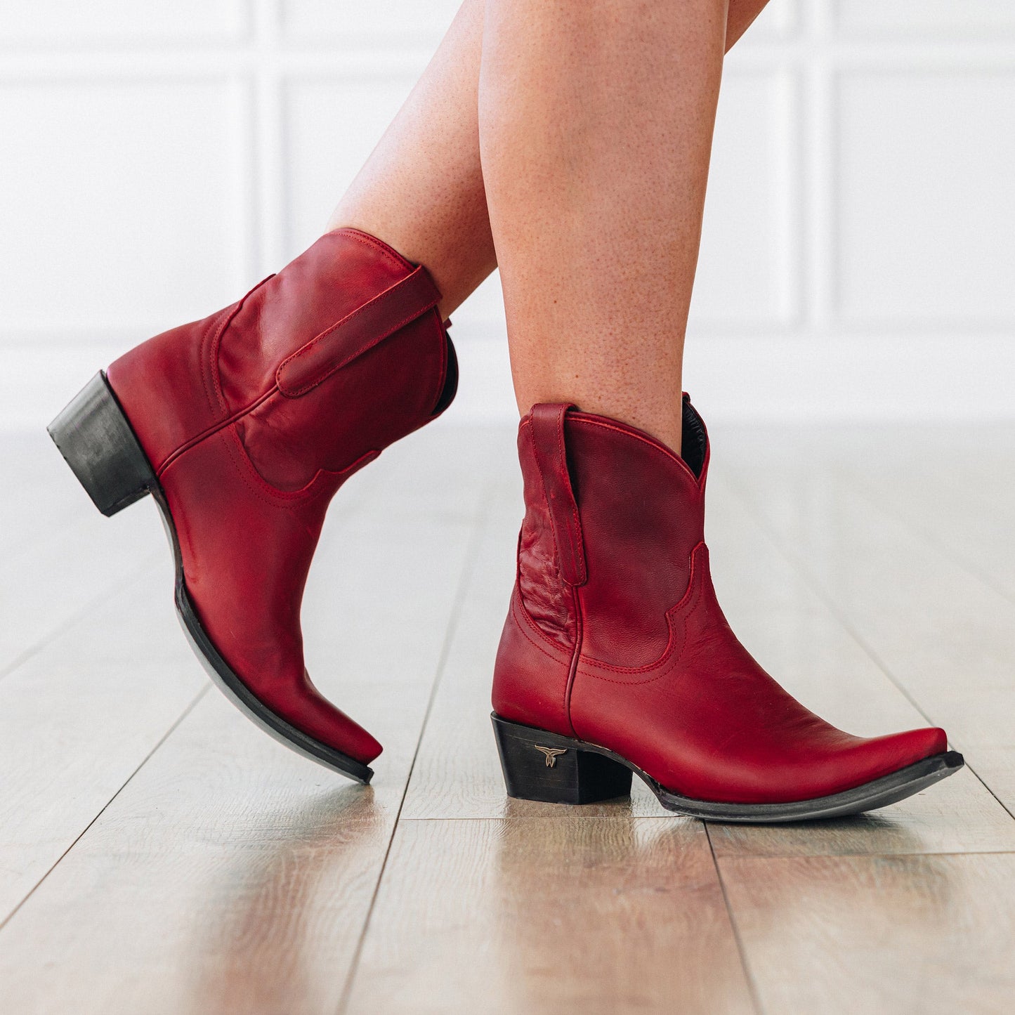 Emma Jane Smoldering Ruby Bootie