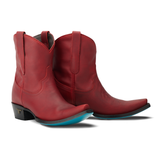Red Emma Jane Bootie