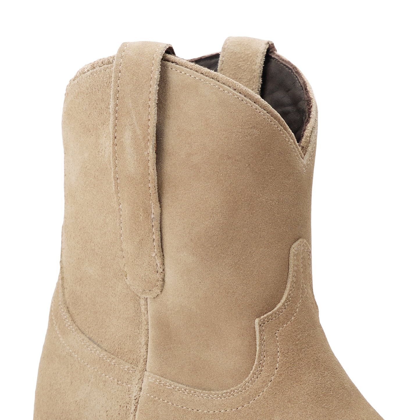 Emma Jane Bootie - Latte Suede