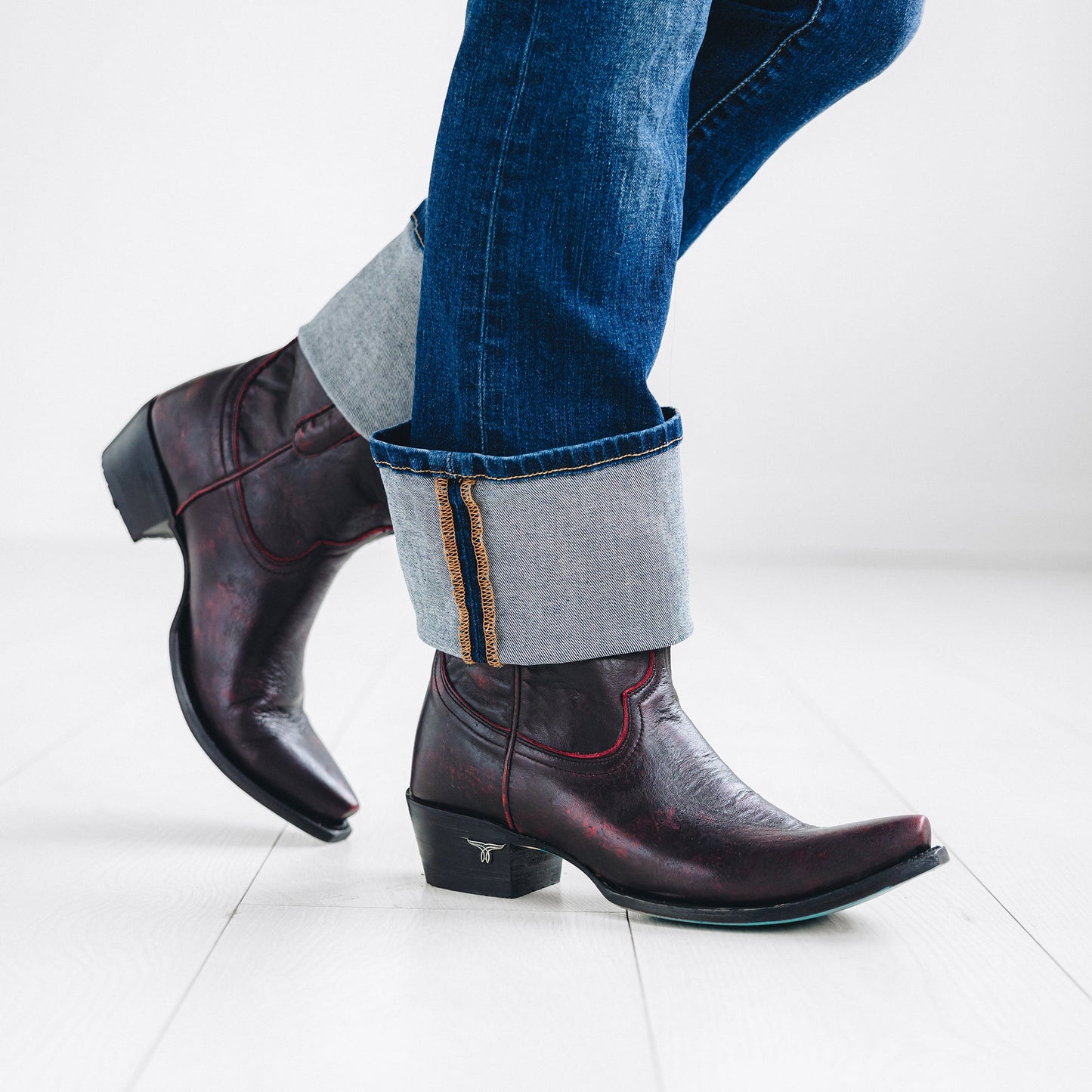 Emma Jane Bootie - Black Cherry