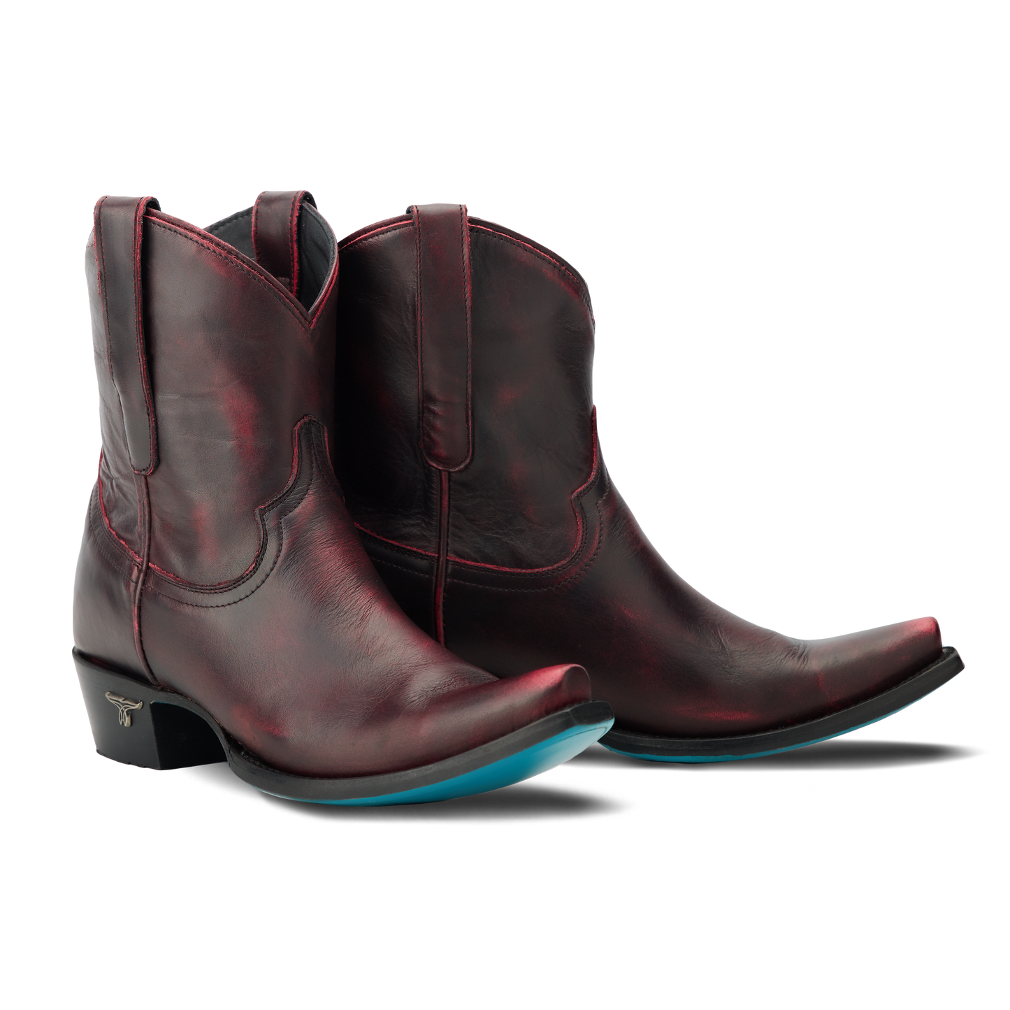 Emma Jane Bootie Black Cherry Cowboy Boots