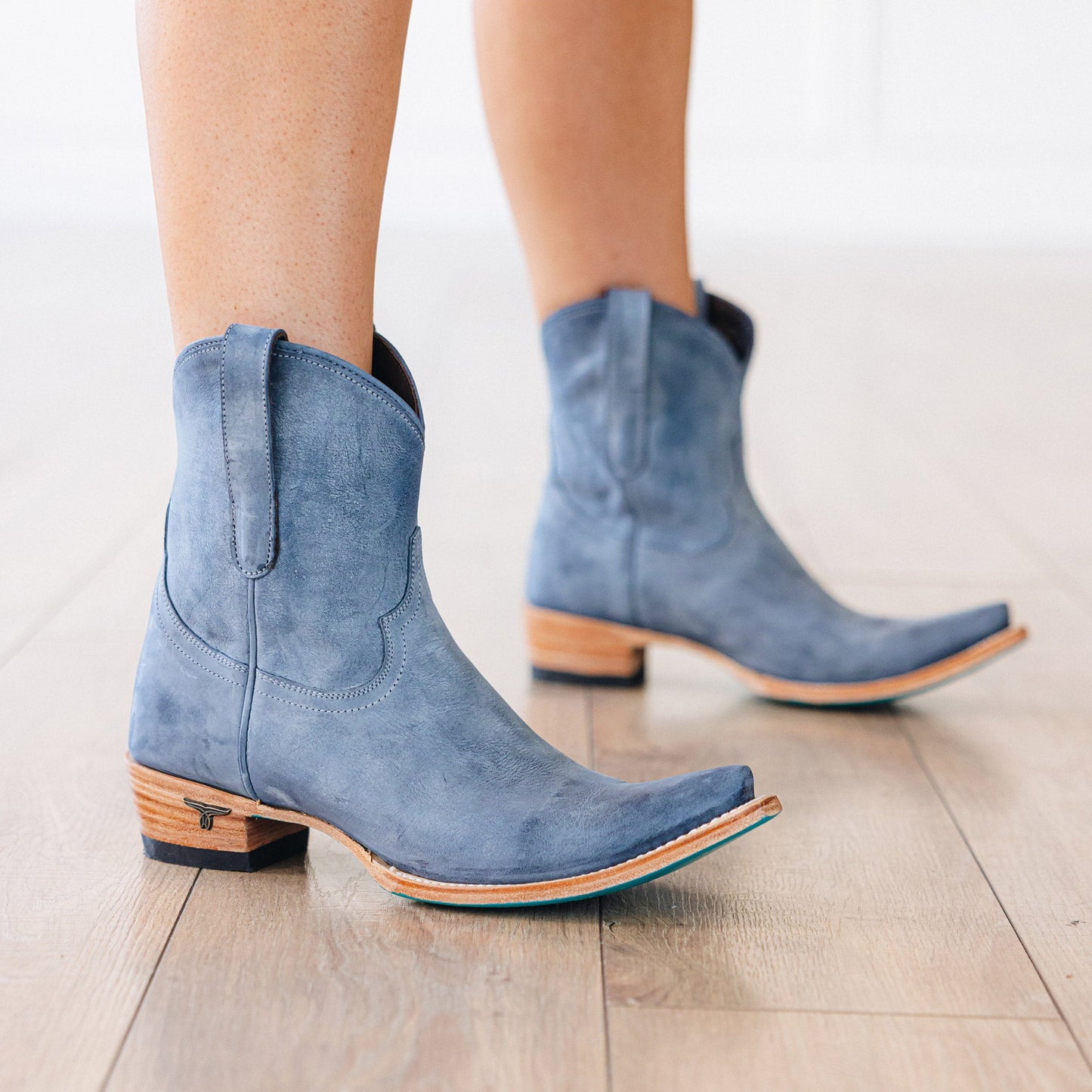 Emma Jane Bootie - Washed Denim