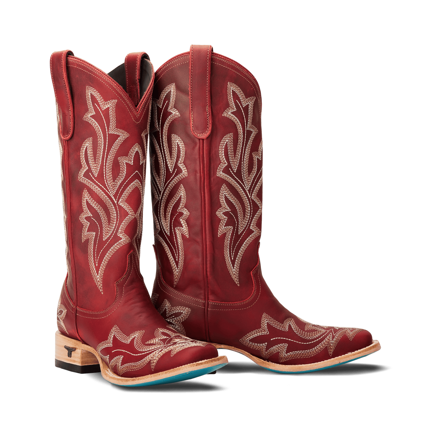 Smoldering Ruby Saratoga Square Cowboy Boots