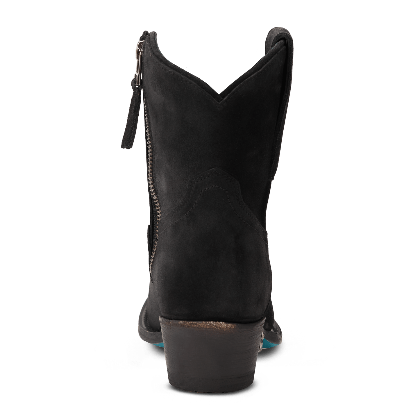 Black suede Plain Jane Bootie