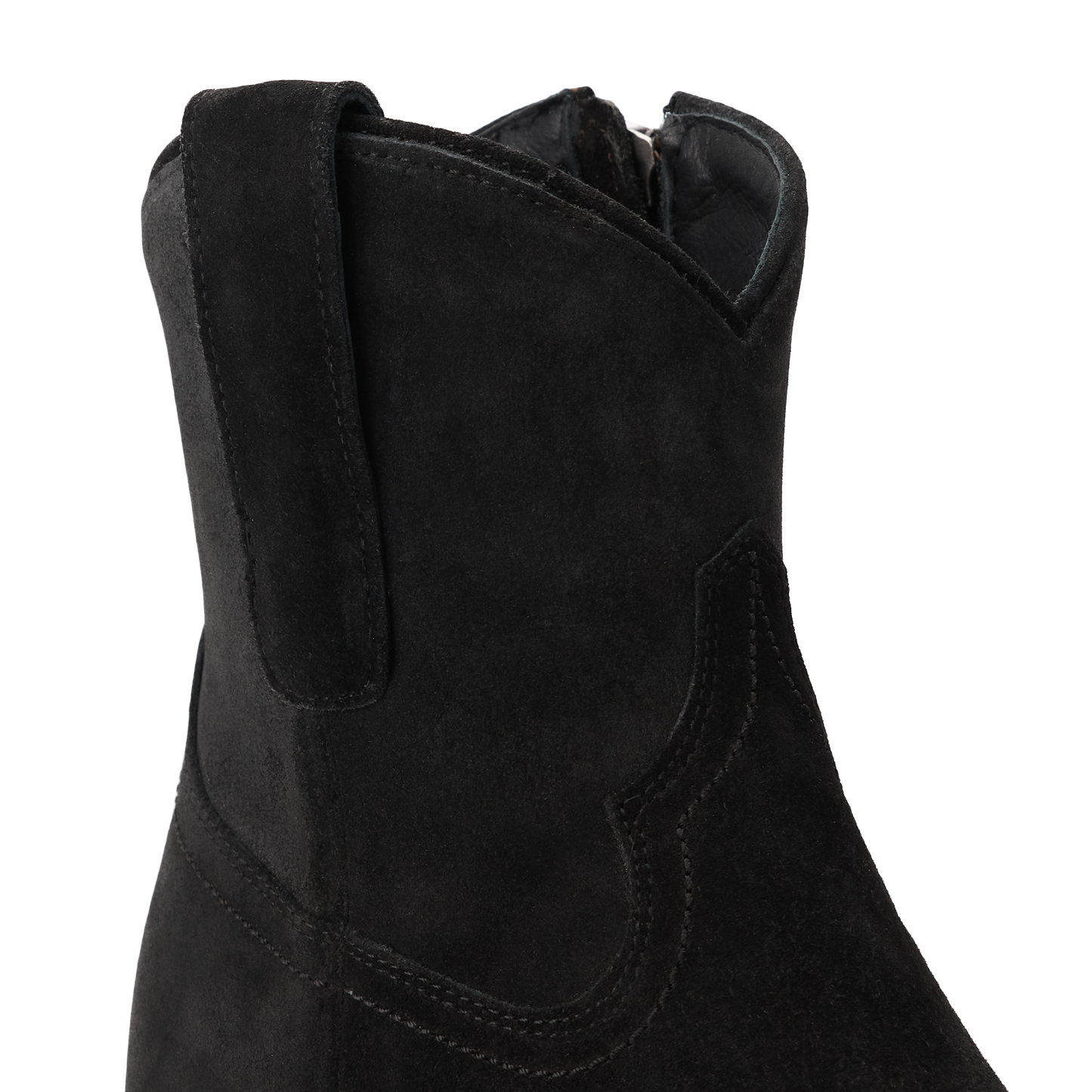 Plain Jane Bootie - Soft Black Suede
