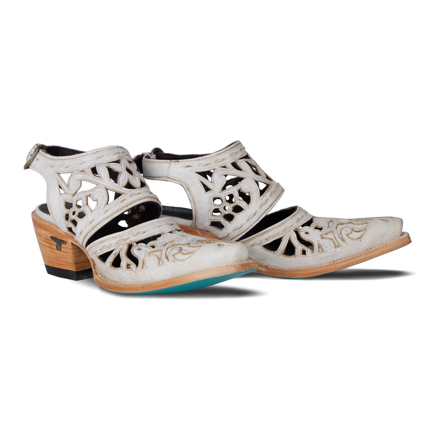 Robin Cut Out Slingback Mule - Ceramic Crackle