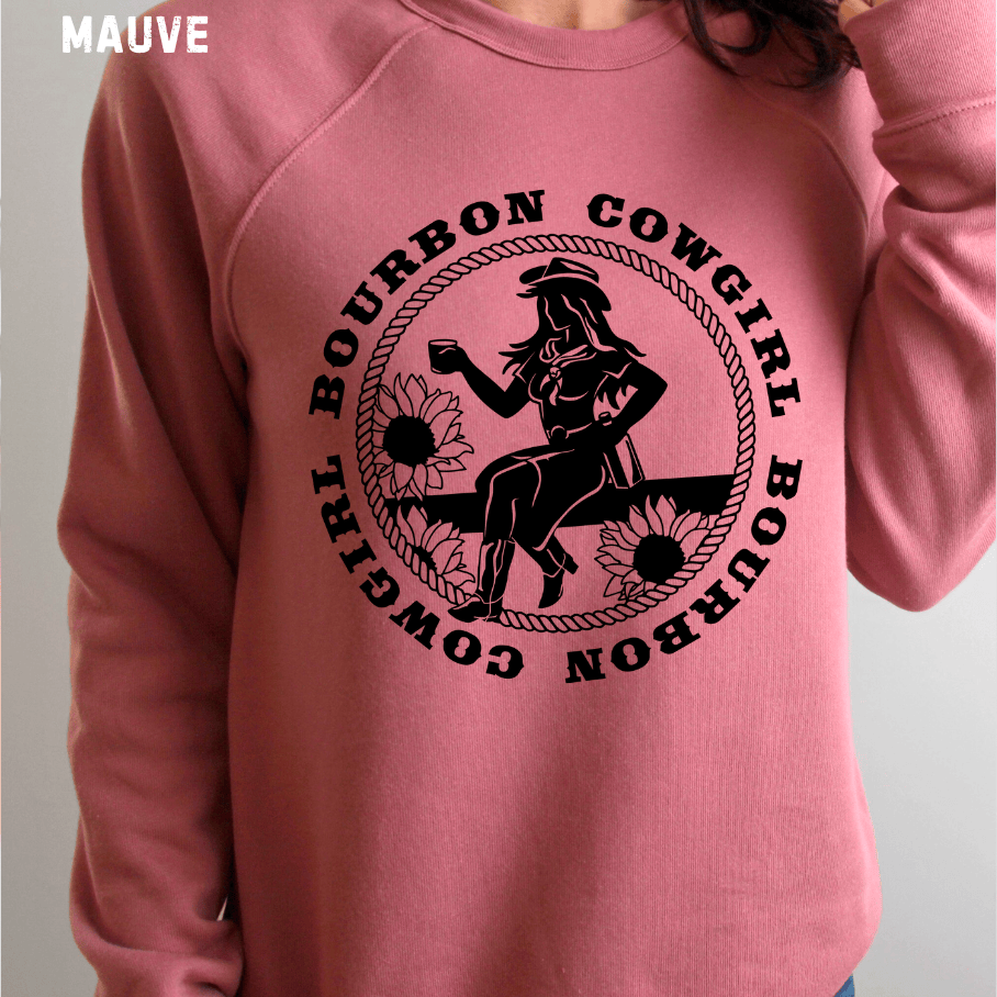 Mauve Bourbon Cowgirl sweatshirt