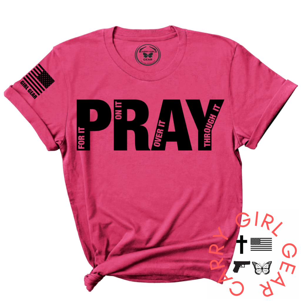 Berry unisex Pray for it t-shirt
