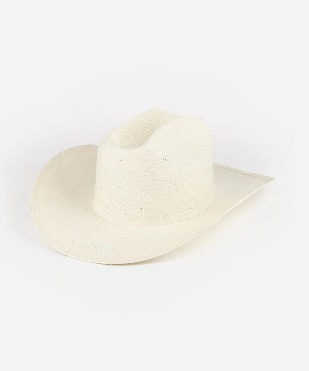 Carter Cowboy Straw in Natural Hat by Gigi Pip | Bourbon Cowgirl