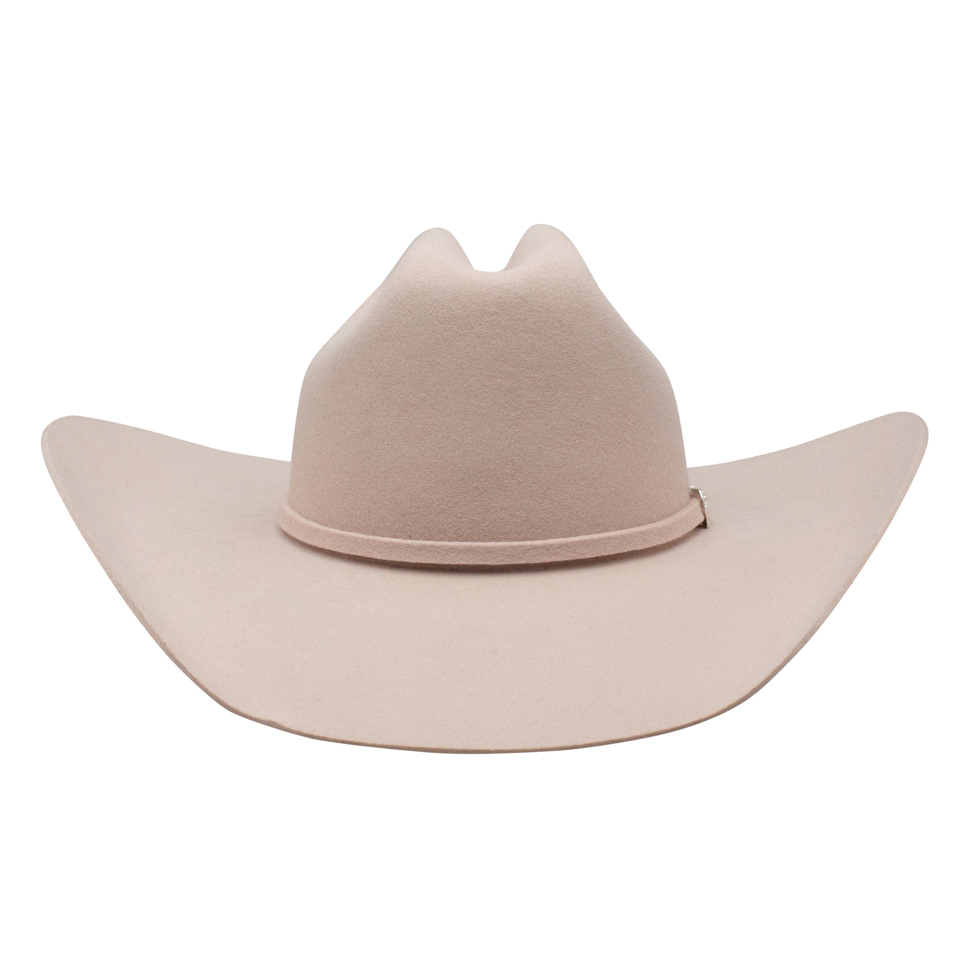 Pale pink cowboy hat