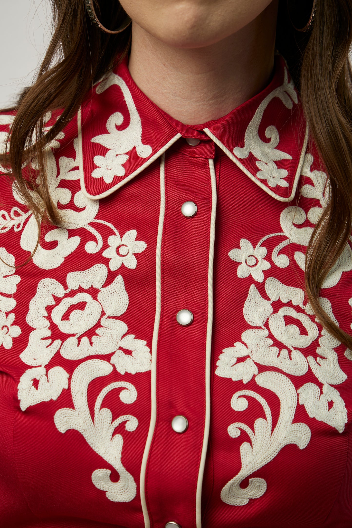 H Bar C Fort Worth Women's Shirt in Red