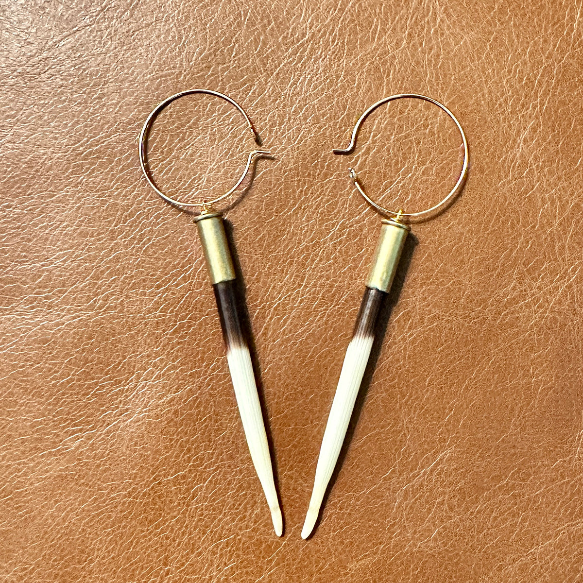 Yellowstone quill earrings