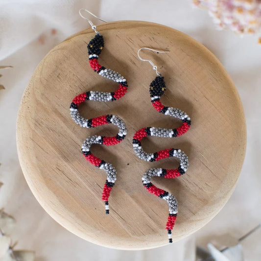 Zelda-inspired snake earrings by Mother Sierra