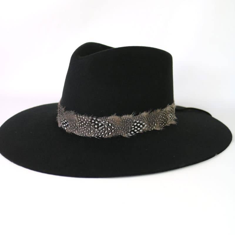 Western Feather Birch Cowboy Hat Band