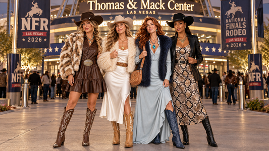 NFR 2026 Evening Outfits: 4 Western Glam Looks for Las Vegas