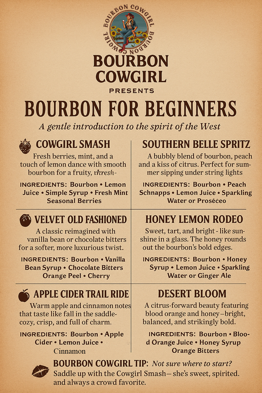 Bourbon for Beginners: Easy Cocktails for Women | Bourbon Cowgirl
