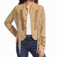 Suede Fringe Lacing Jacket with Bone Bead Details by Scully Leather - Old Rust